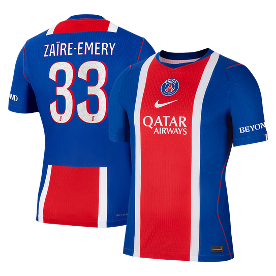 ZAÏRE-EMERY #33 Les Paris Domicile Maillot 2026/27 Dark Blue Joueur