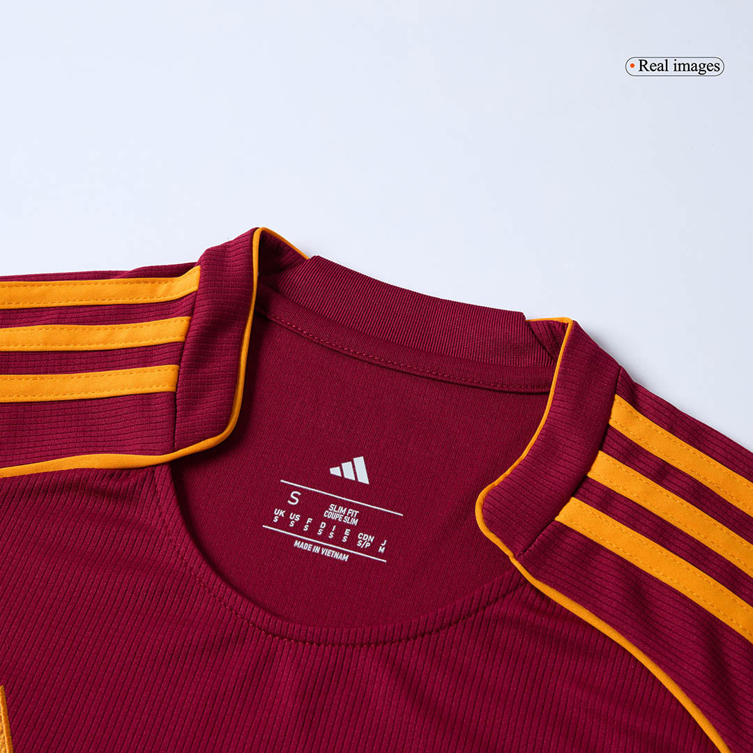 Roma Domicile Maillot Kit 2025/26 Rouge