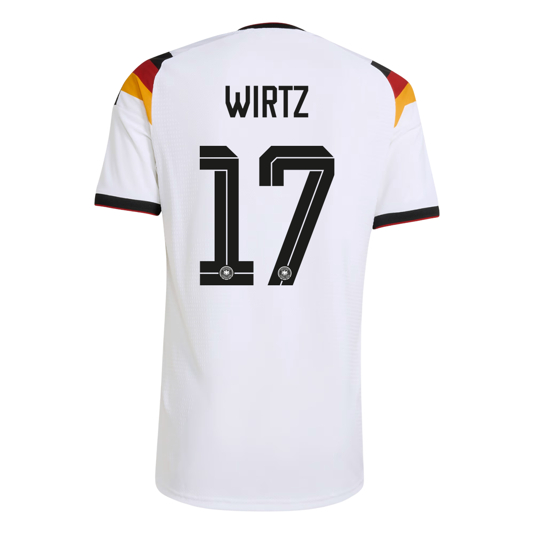 WIRTZ #17 Allemagne Domicile Maillot Coupe du Monde 2026 Blanc Joueur