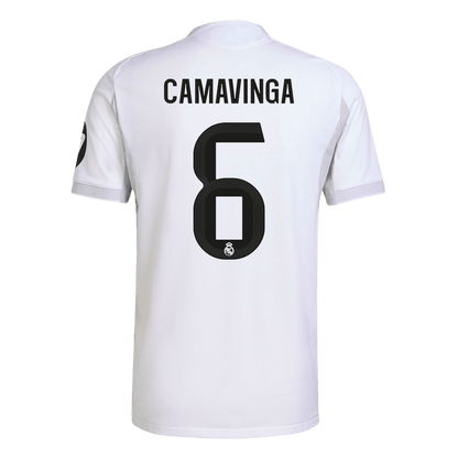 CAMAVINGA #6 Real Madrid Domicile Maillot 2025/26 Blanc Authentique