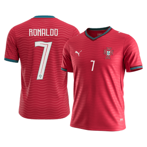 RONALDO #7 Portugal Domicile Maillot Coupe du Monde 2026 Rouge