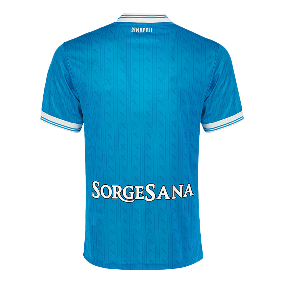 Napoli Domicile Maillot 2025/26 Bleu Grande Taille
