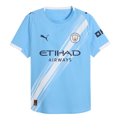 REIJNDERS #4 Manchester City Domicile Maillot 2025/26 Bleu Joueur