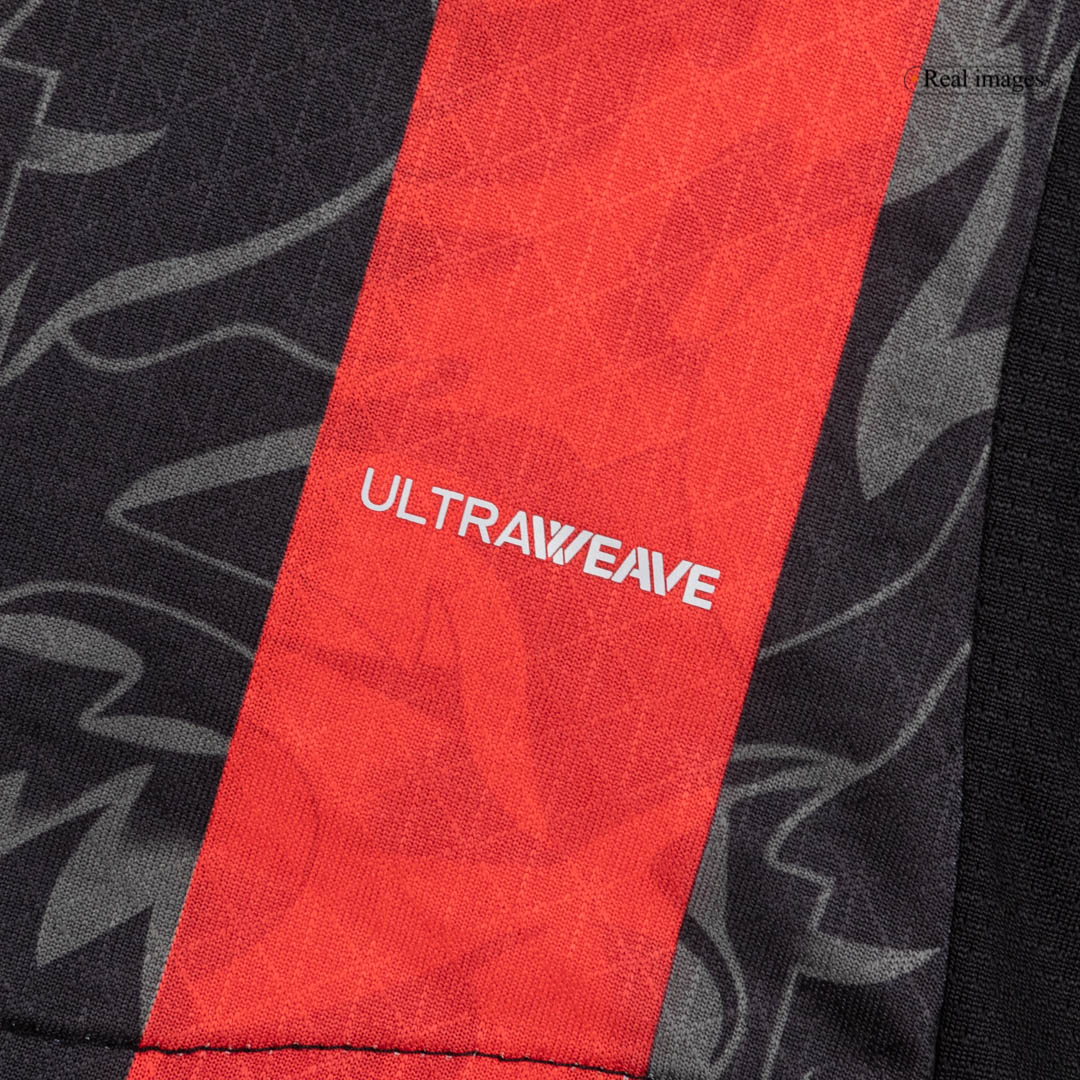 AC Milan Domicile Maillot 2025/26 Red&Black Authentique Grande Taille