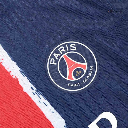 KVARATSKHELIA #7 Paris Saint-Germain Home Maillot 2024/25 Authentique - UCL