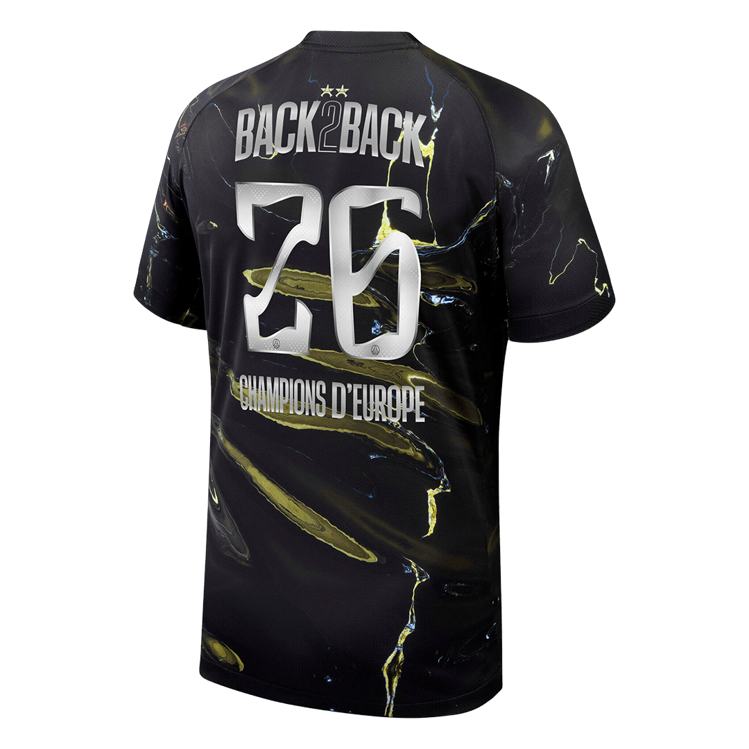 Champions of Europe #26 Les Paris Maillot 2025/26 Noir - CHAMPIONS OF EUROPE