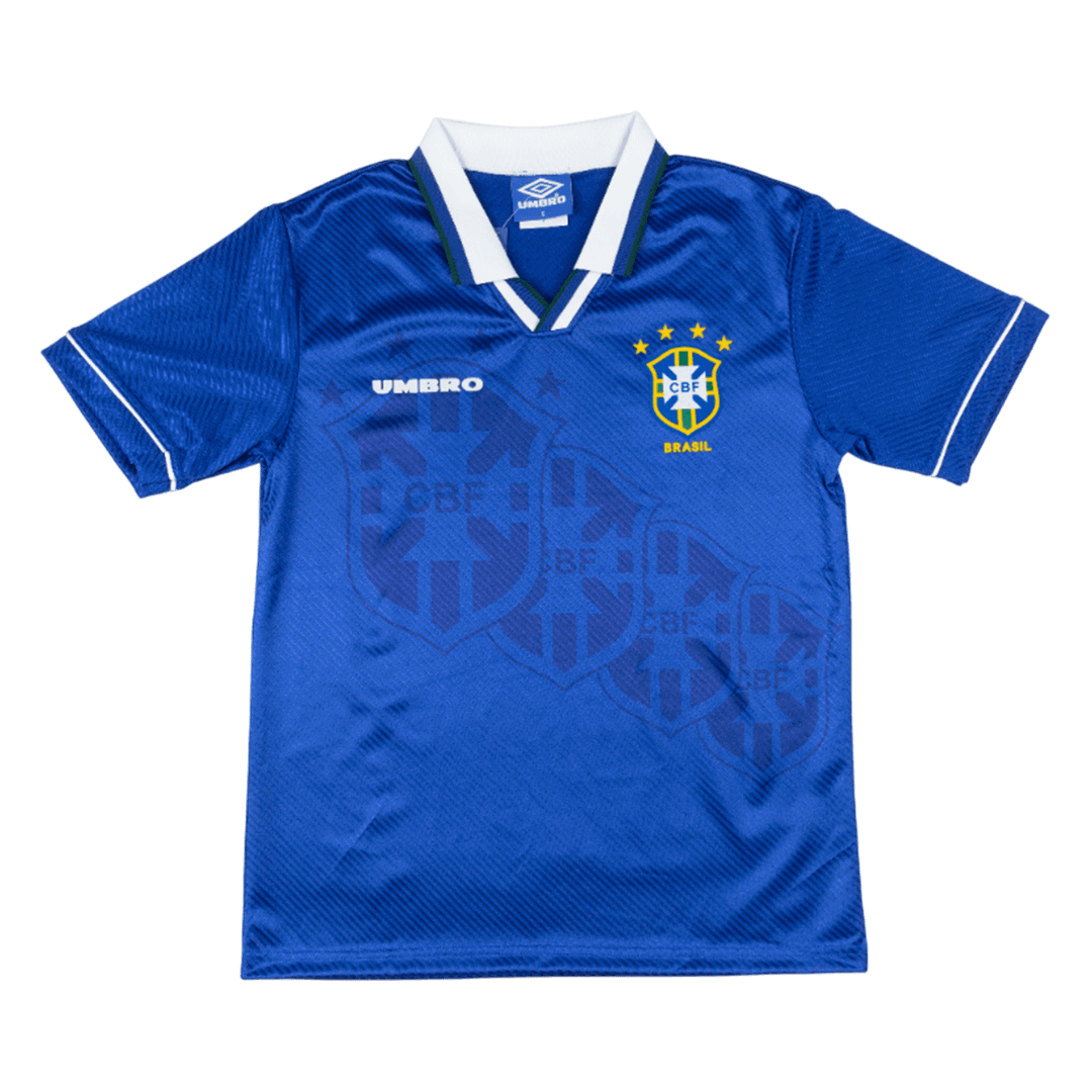 Retro Brésil Extérieur Maillot 94/96 Bleu