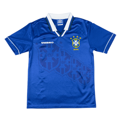 Retro Brésil Extérieur Maillot 94/96 Bleu