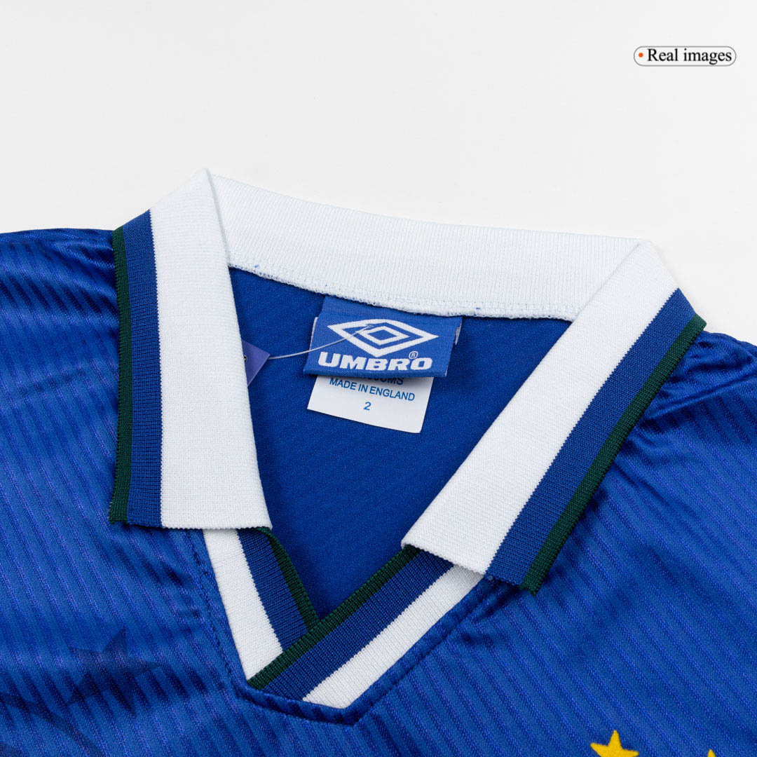 Retro Brésil Extérieur Maillot 94/96 Bleu