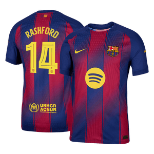 RASHFORD #14 Barcelone Domicile Maillot 2025/26 Authentique - UCL