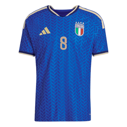 TONALI #8 Italie Domicile Maillot Coupe du Monde 2026 Bleu Joueur