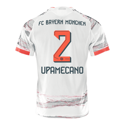 UPAMECANO #2 Munich Extérieur Maillot 2025/26 Blanc Joueur