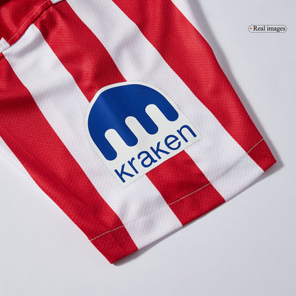 SØRLOTH #9 Atlético Thuisshirt 2025/26 Rood & Wit