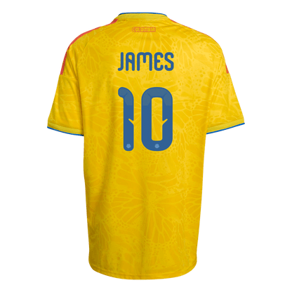 JAMES #10 Colombie Domicile Maillot Coupe du Monde 2026 Jaune