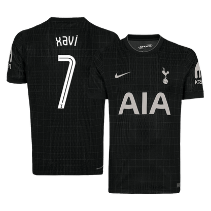 XAVI #7 Tottenham Hotspur Extérieur Maillot 2025/26 Noir - UCL