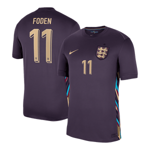 Maillot de Foot FODEN #11 Angleterre Extérieur Maillot 2024 - Super