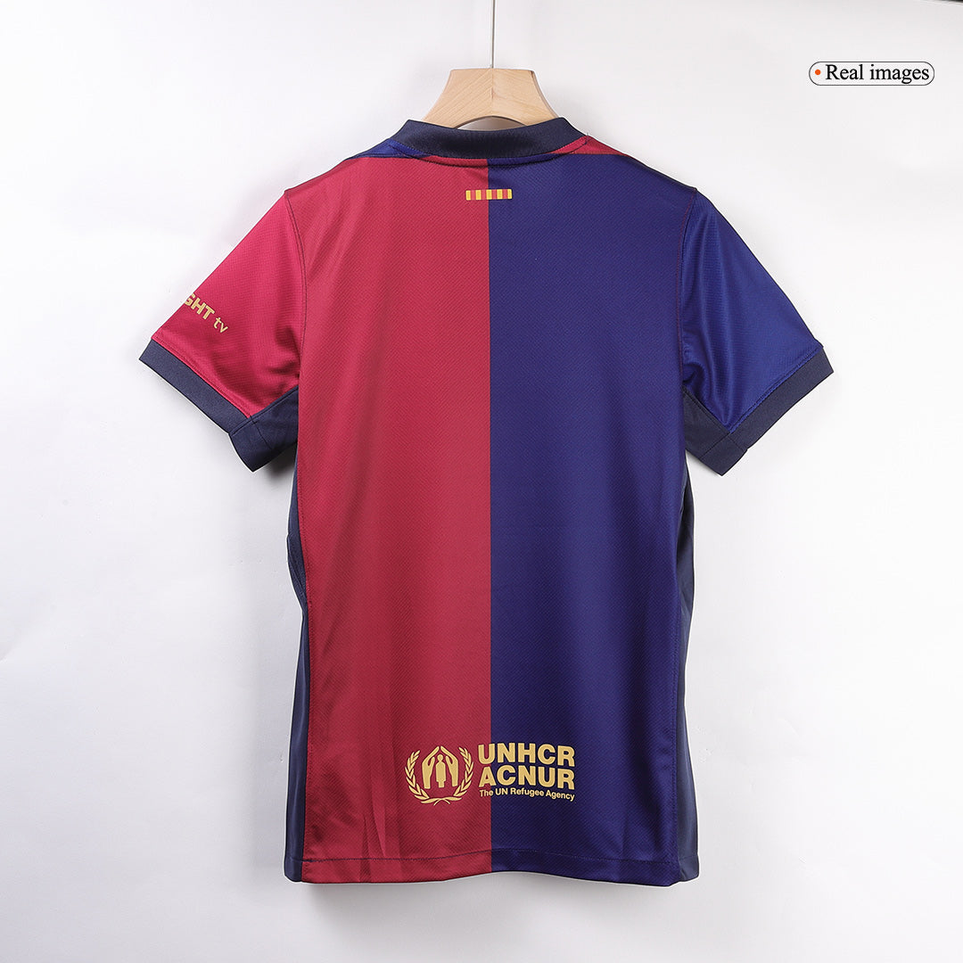 F.DE JONG #21 Barcelone Domicile Maillot 2024/25 Spotify Logo Without Text - Super - Mon Maillot Foot Store