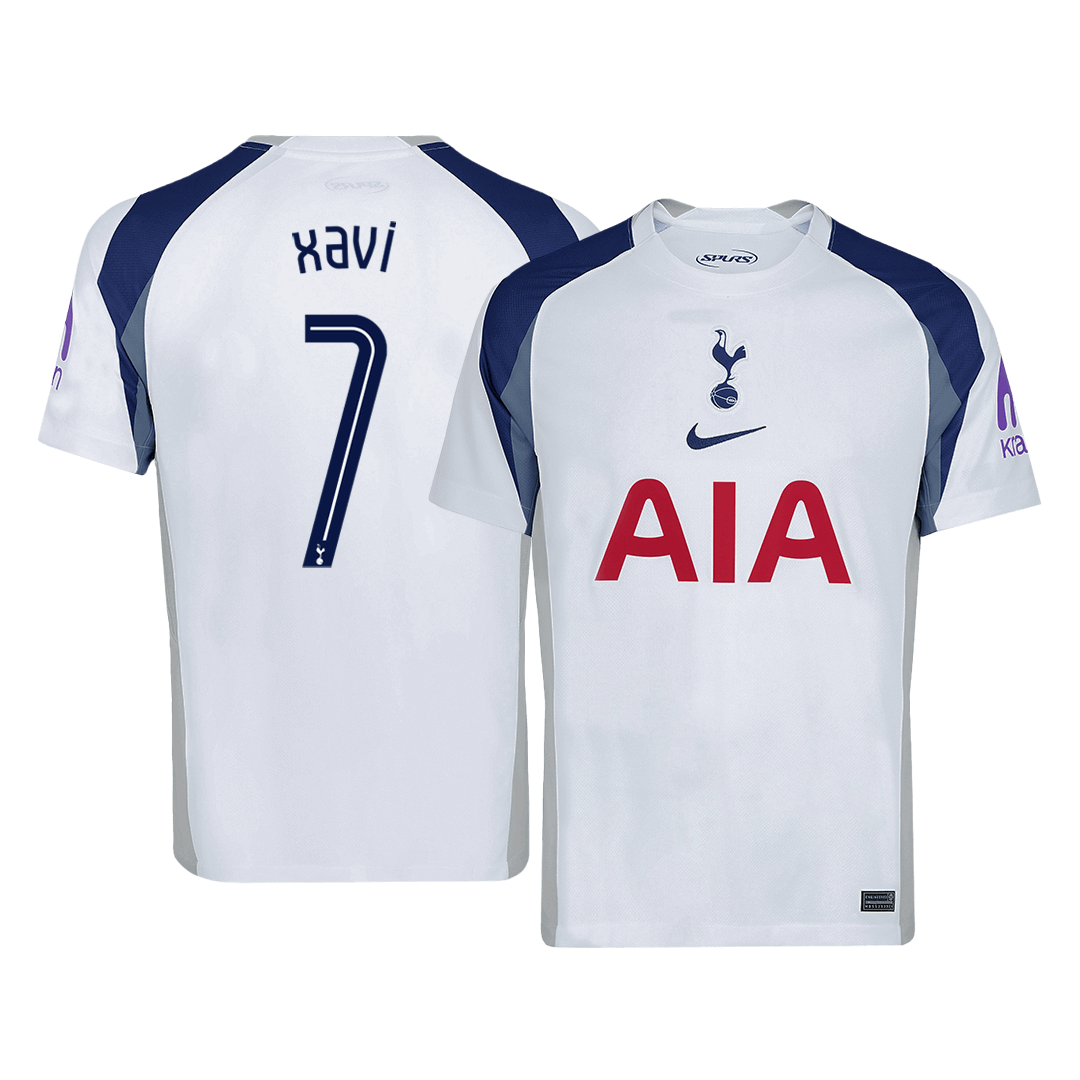 XAVI #7 Tottenham Hotspur Domicile Maillot 2025/26 Blanc - UCL