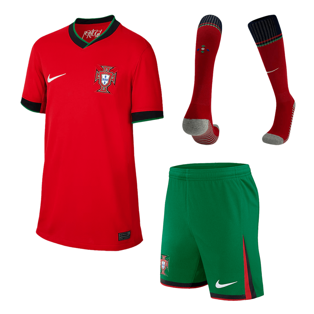 Portugal Domicile Maillot Kit 2024 Junior - Mon Maillot Foot Store