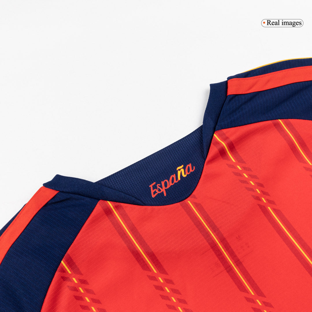 GAVI #9 Espagne Domicile Maillot 2 Stars - Champion Edition - Coupe du Monde 2026 Rouge