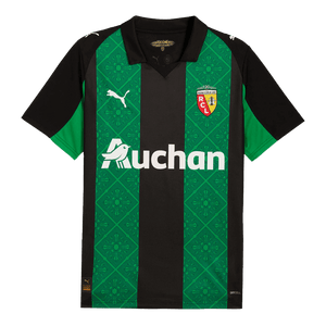 RC Lens Extérieur Maillot 2025/26 Green&Black