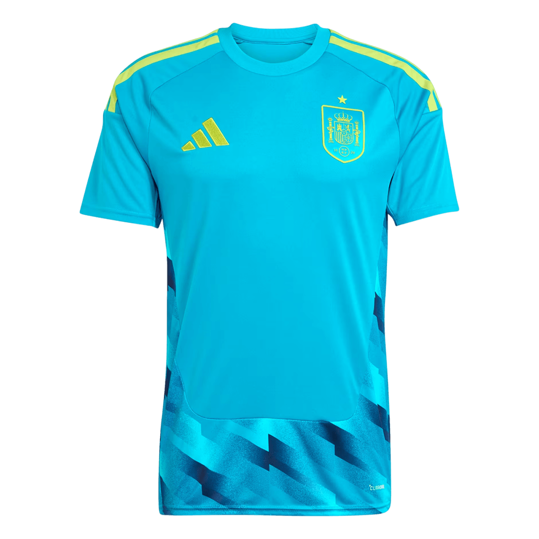 Spanje Keeperstrui - WK 2026 Blauw Grote Maten