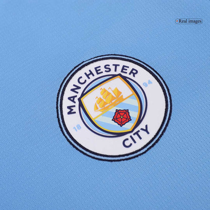 Manchester City Domicile Maillot Manches Longues 2024/25 Grande Taille