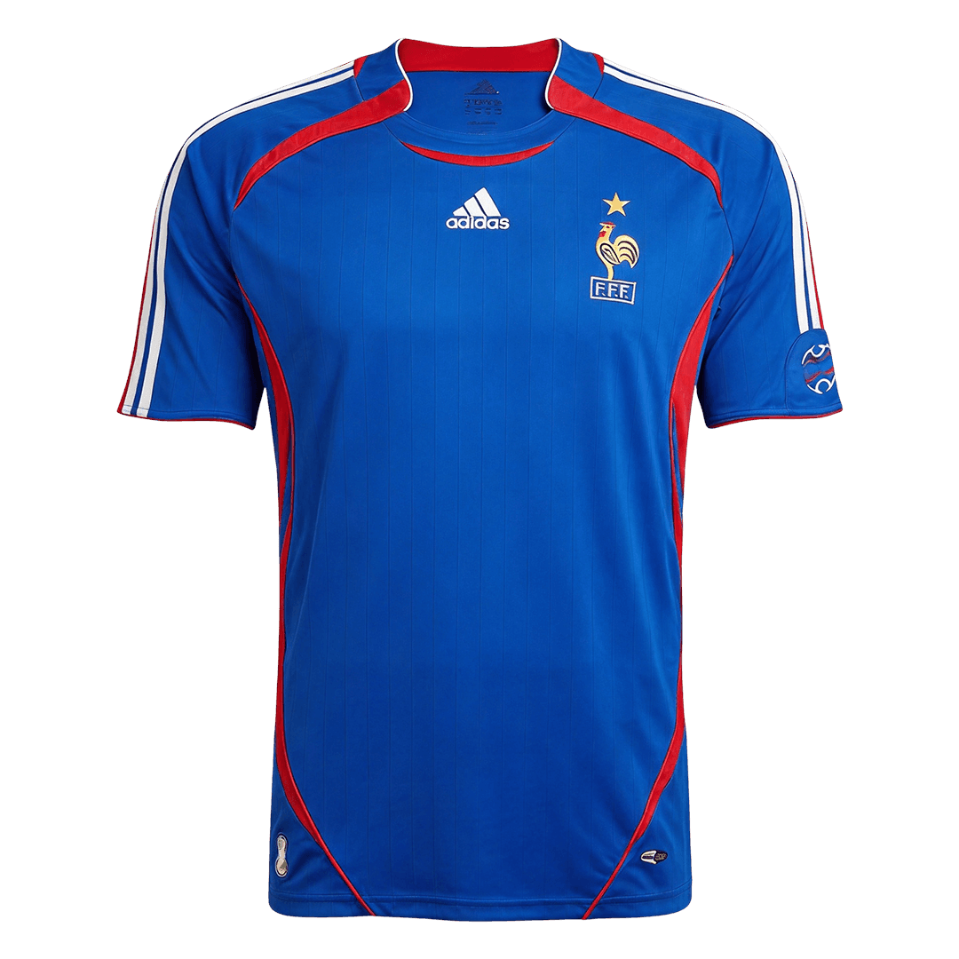 Retro Frankrijk Thuisshirt 2006 Blauw