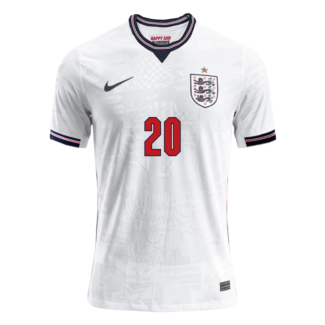 PALMER #20 Engeland Thuisshirt - Wereldkampioenschap 2026 Wit Speler