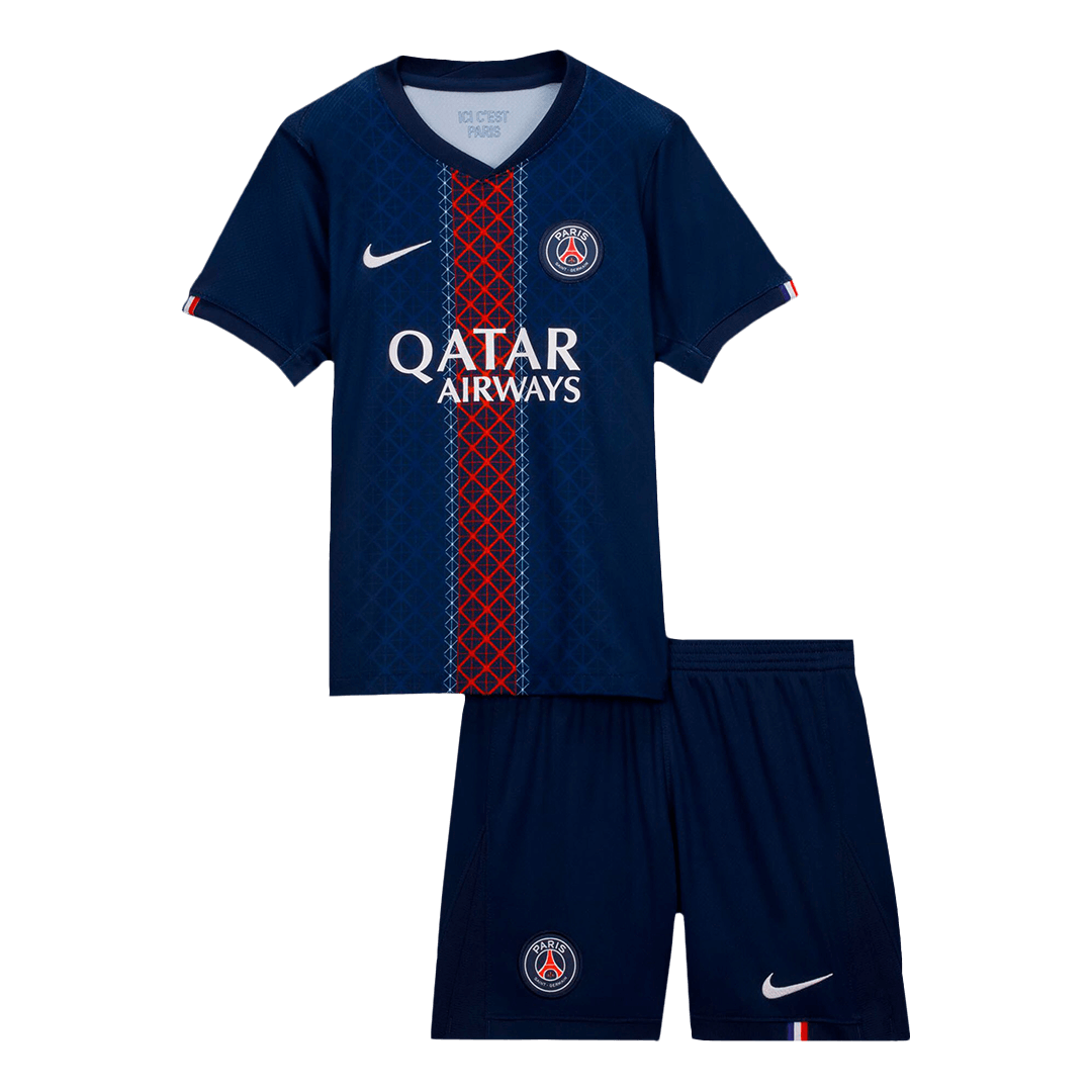 Paris Saint-Germain Domicile Maillot Kit 2025/26 Enfant