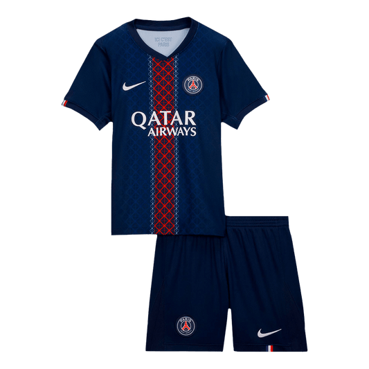 Paris Saint-Germain Domicile Maillot Kit 2025/26 Enfant