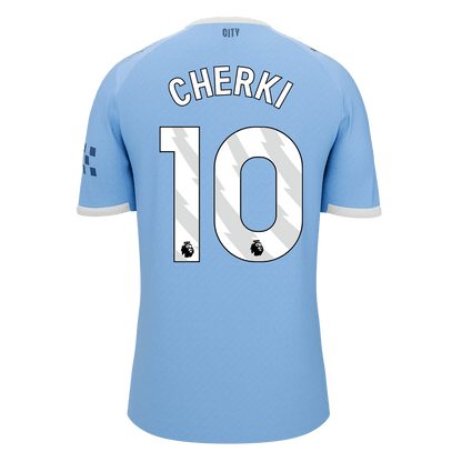 CHERKI #10 Manchester City Domicile Maillot 2025/26 Bleu - Super