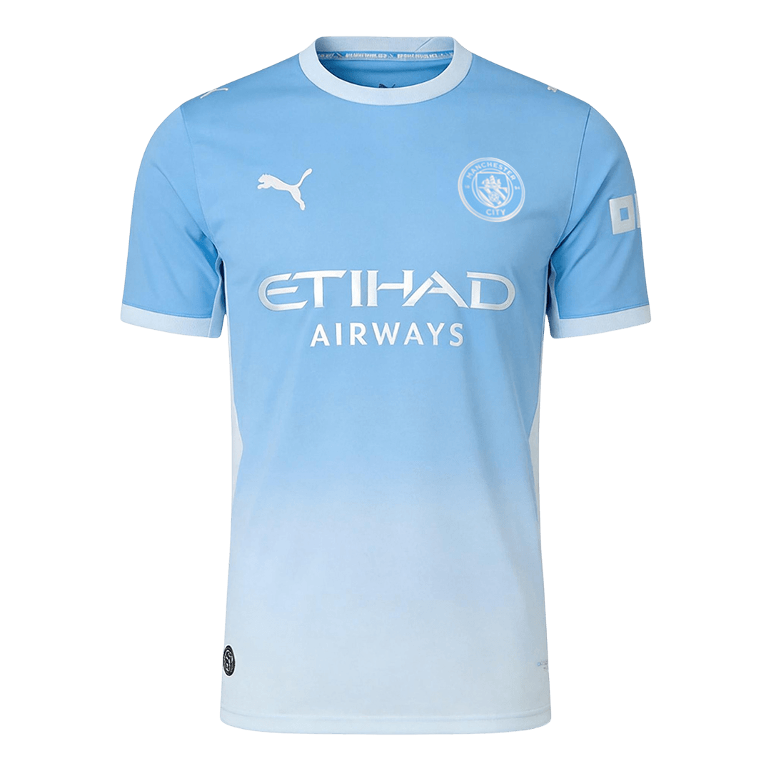 DOKU #11 Manchester City Domicile Maillot 2026/27 Bleu Joueur - UCL