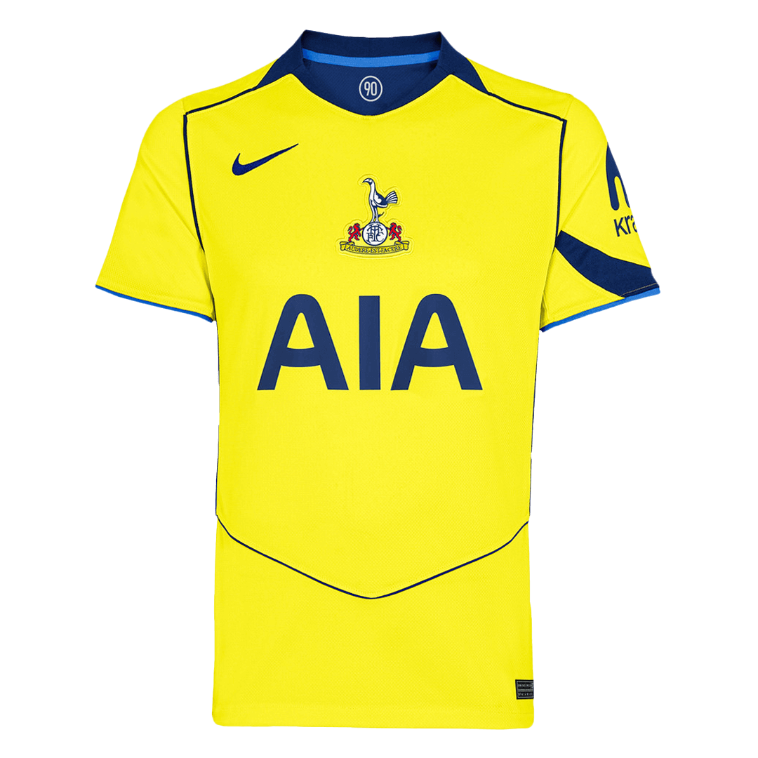 Tottenham Hotspur Third Maillot 2025/26 Jaune