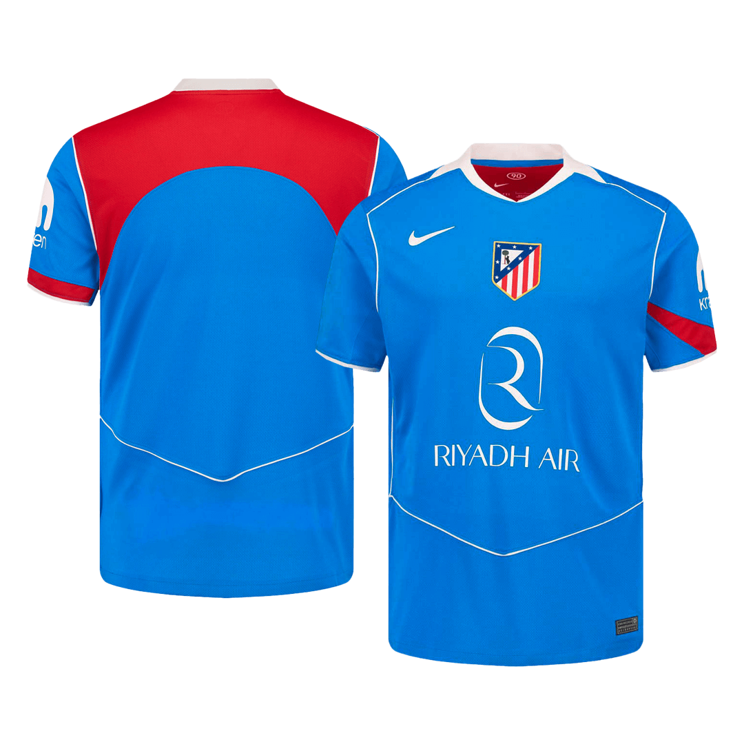 Atlético Third Maillot Kit 2025/26 Bleu