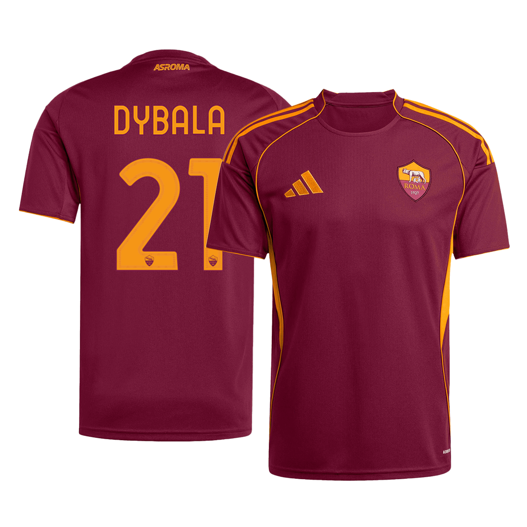DYBALA #21 Roma Domicile Maillot 2025/26 Rouge