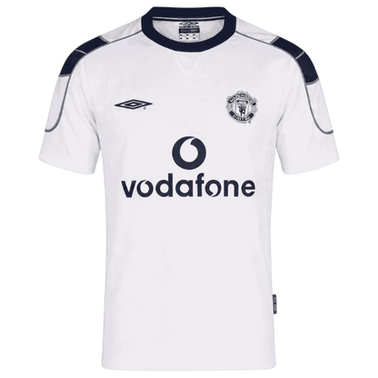 Retro Manchester United Uitshirt 2000/01 Wit