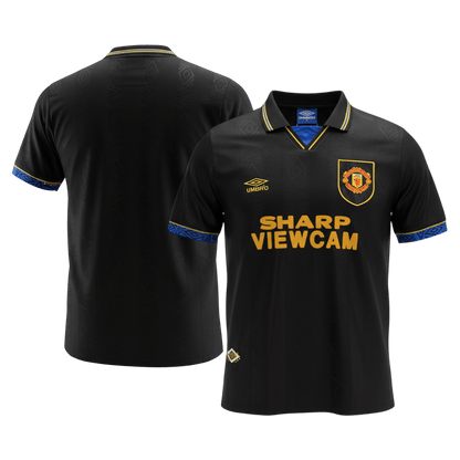 Retro Manchester United Extérieur Maillot 1993/94 Noir