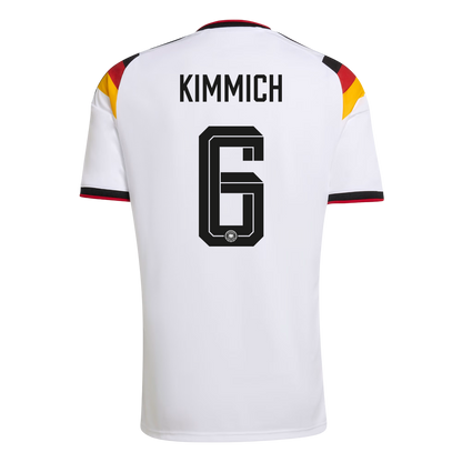 KIMMICH #6 Allemagne Domicile Maillot Coupe du Monde 2026 Blanc