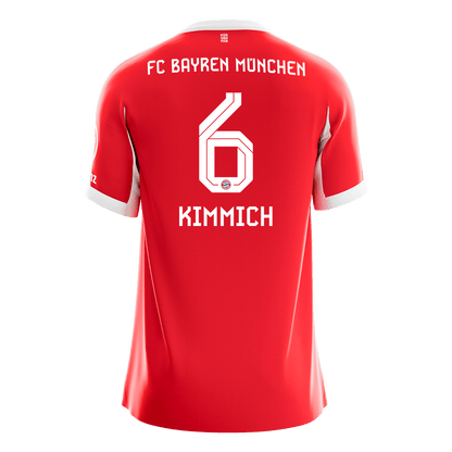 KIMMICH #6 München Thuisshirt 2025/26 Rood - Super