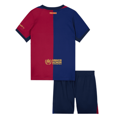 Barcelone Domicile Maillot Kit 2024/25 - COLDPLAY Enfant