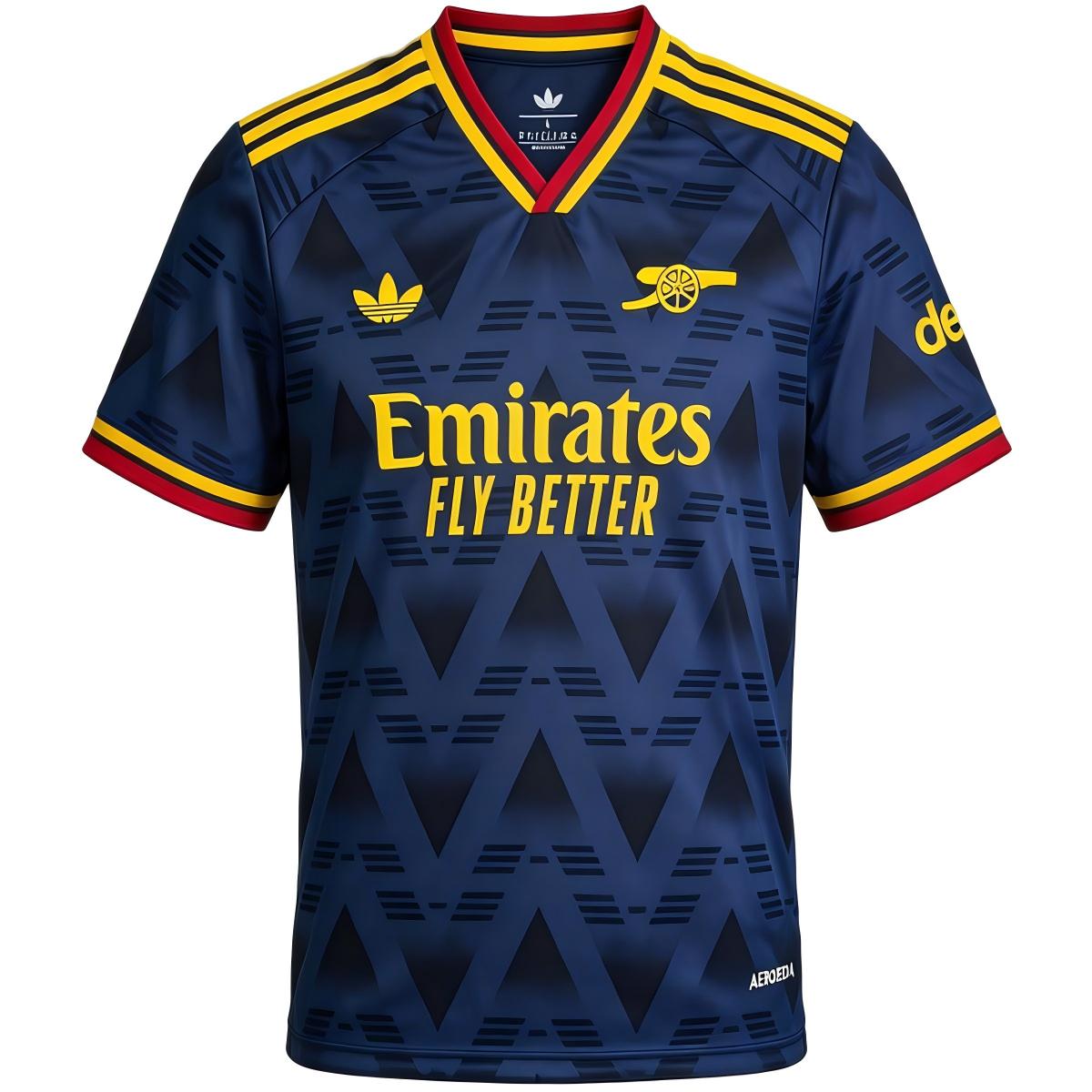 ØDEGAARD #8 Arsenal Extérieur Maillot 2026/27 Bleu marine