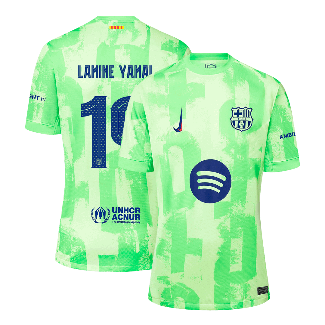 LAMINE YAMAL #19 Barcelone Third Maillot 2024/25 UCL(Spotify Logo Without Text) - Super - Mon Maillot Foot Store