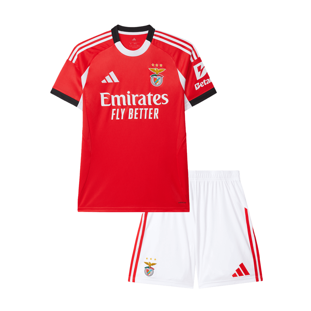 Lisbonne Domicile Maillot Kit 2025/26 Enfant Rouge