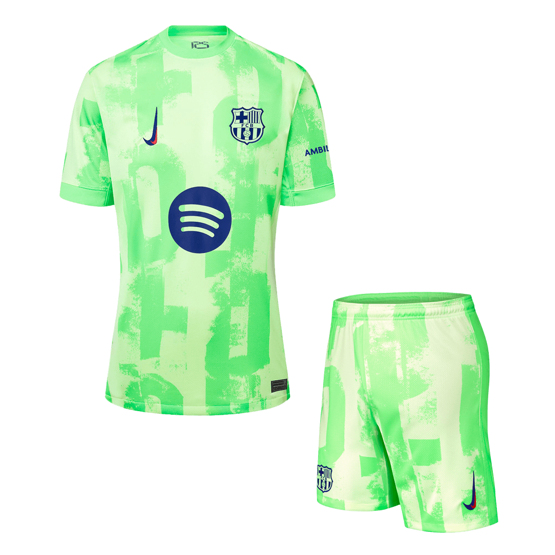 Barcelone Third Maillot Kit 2024/25 Spotify Logo Without Text - Super