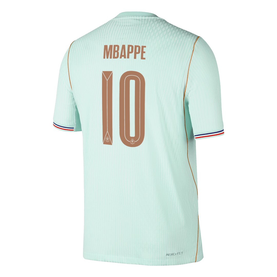 MBAPPE #10 Frankrijk Uitshirt - Wereldkampioenschap 2026 Groen Speler