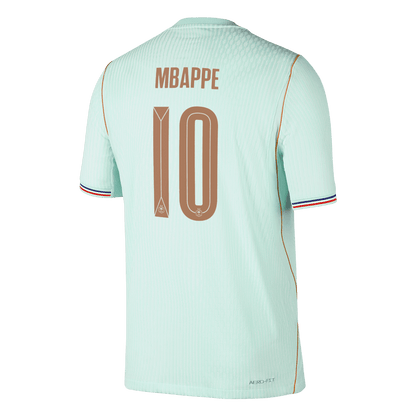 MBAPPE #10 Frankrijk Uitshirt - Wereldkampioenschap 2026 Groen Speler