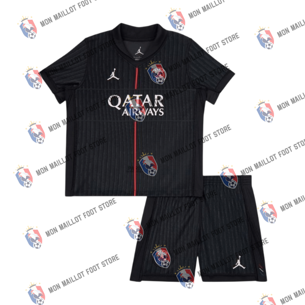 Fourth Away Maillot Kit 2025/26 Enfant Noir