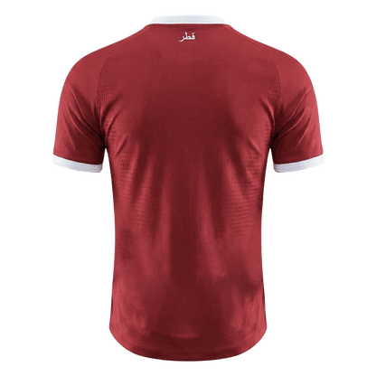 Qatar Thuisshirt - Wereldkampioenschap 2026 Rood Speler
