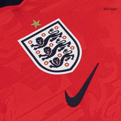 RICE #4 Engeland Uitshirt - Wereldkampioenschap 2026 Rood Speler